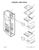 Freezer liner parts