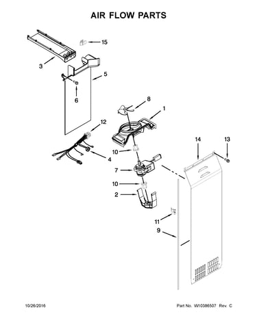 Air flow parts