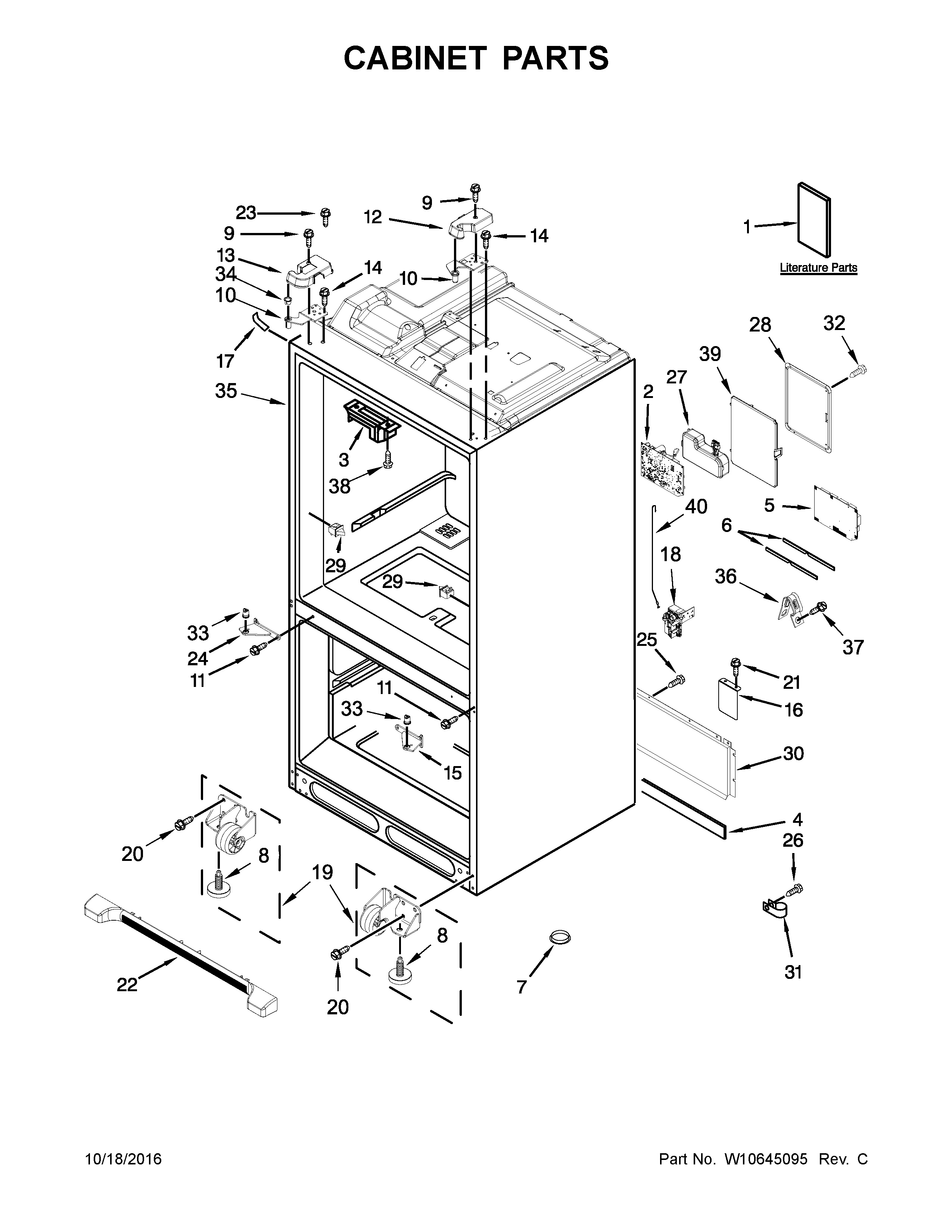 CABINET PARTS