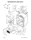 Refrigerator liner parts