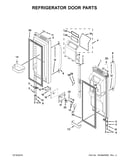 Refrigerator door parts