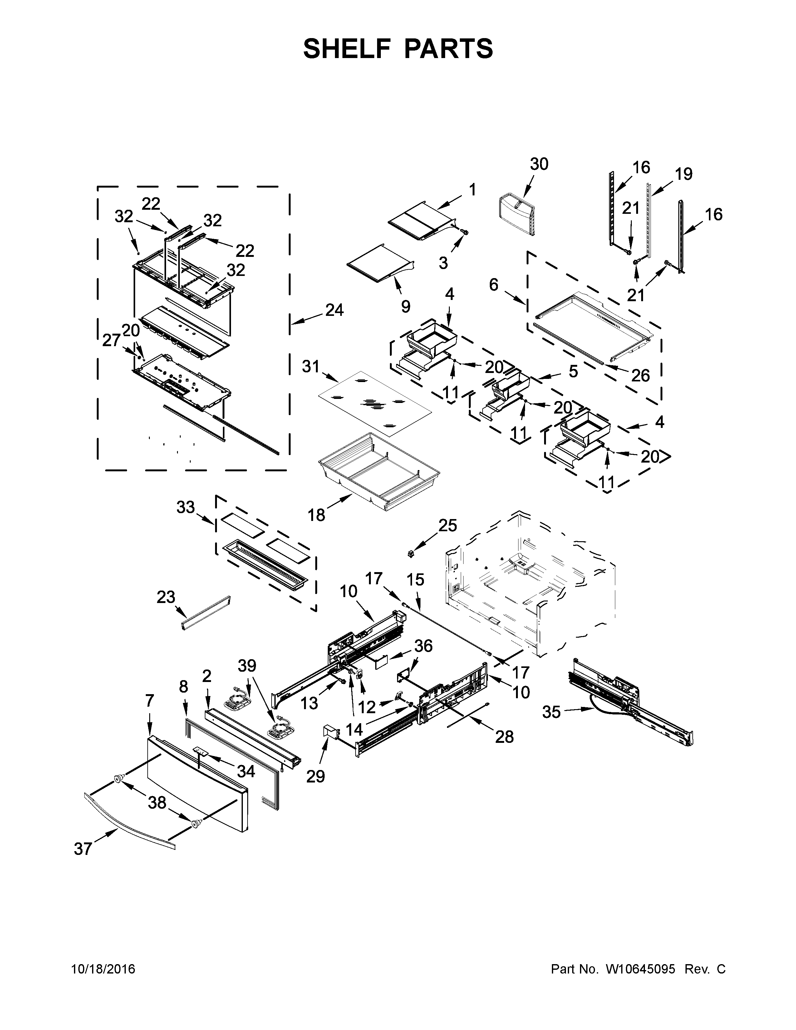 SHELF PARTS