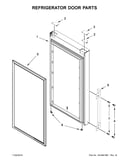 Refrigerator door parts