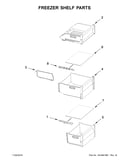 Freezer shelf parts
