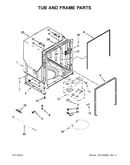 Tub and frame parts