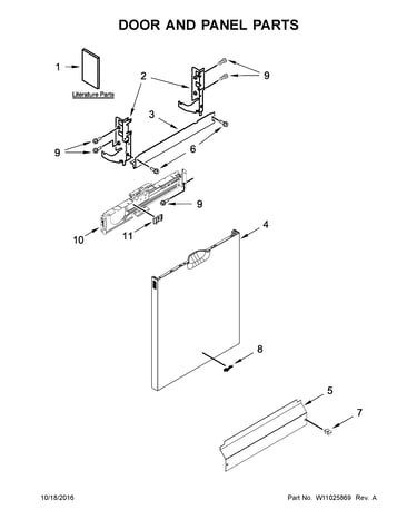 Door and panel parts