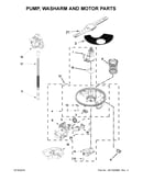 Pump, washarm and motor parts