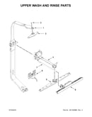 Upper wash and rinse parts