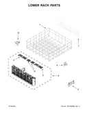Lower rack parts