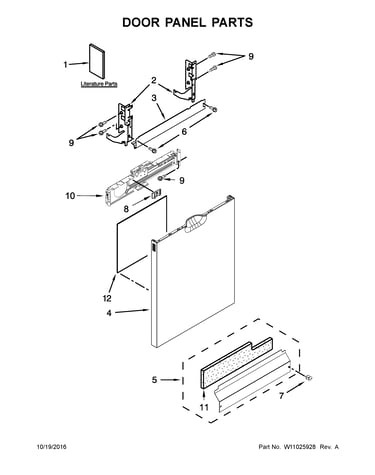 Door panel parts