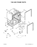 Tub and frame parts