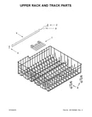 Upper rack and track parts