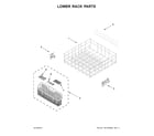Ikea IUD7555DS3 lower rack parts diagram