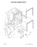 Tub and frame parts