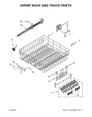 Upper rack and track parts