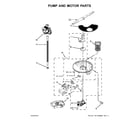 Ikea IUD8010DS3 pump and motor parts diagram