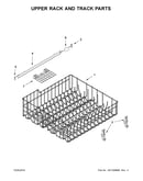 Upper rack and track parts