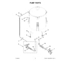 Maytag MVWB855DC0 pump parts diagram
