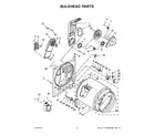 Amana YNED4755EW1 bulkhead parts diagram