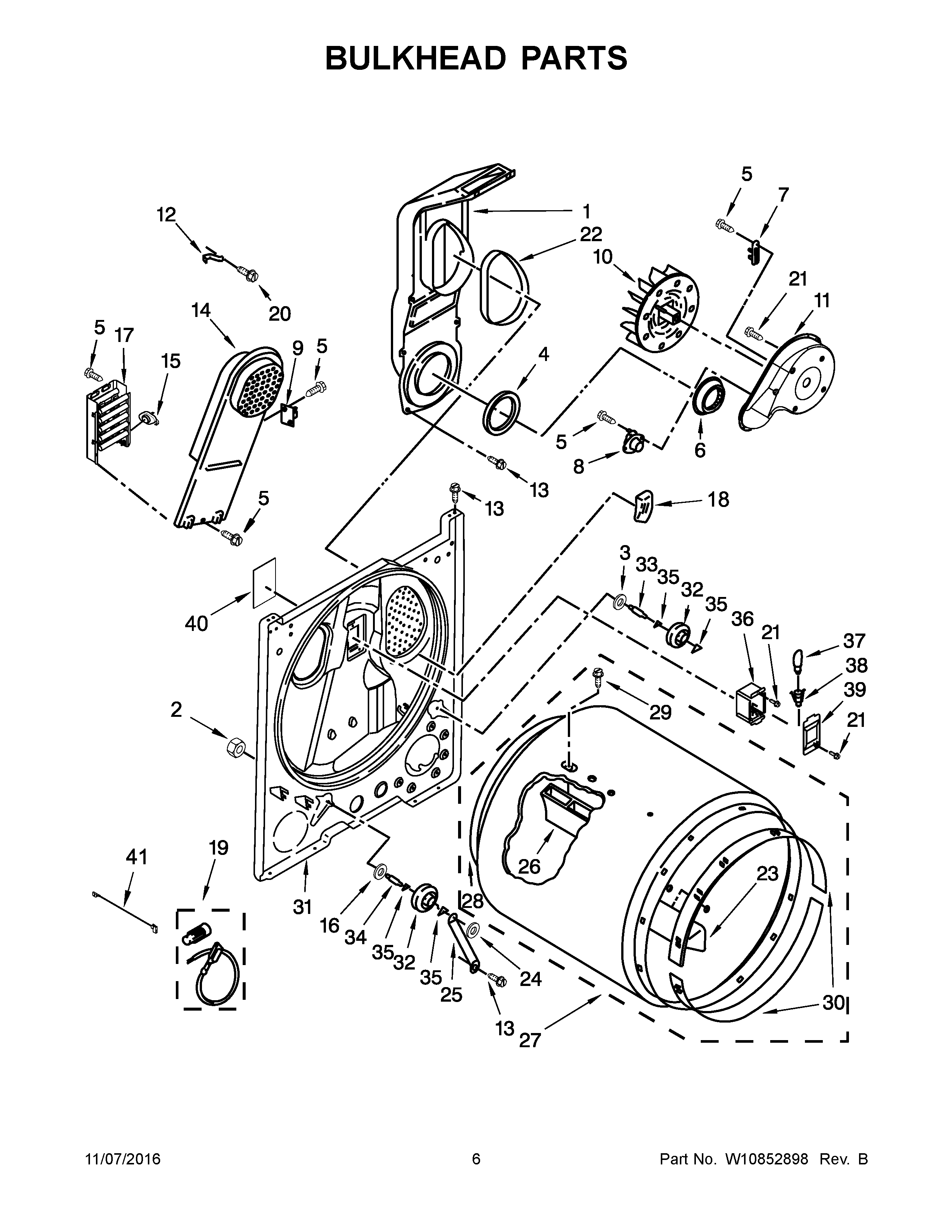 Bulkhead parts
