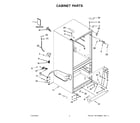 Maytag MFF2055FRW00 cabinet parts diagram