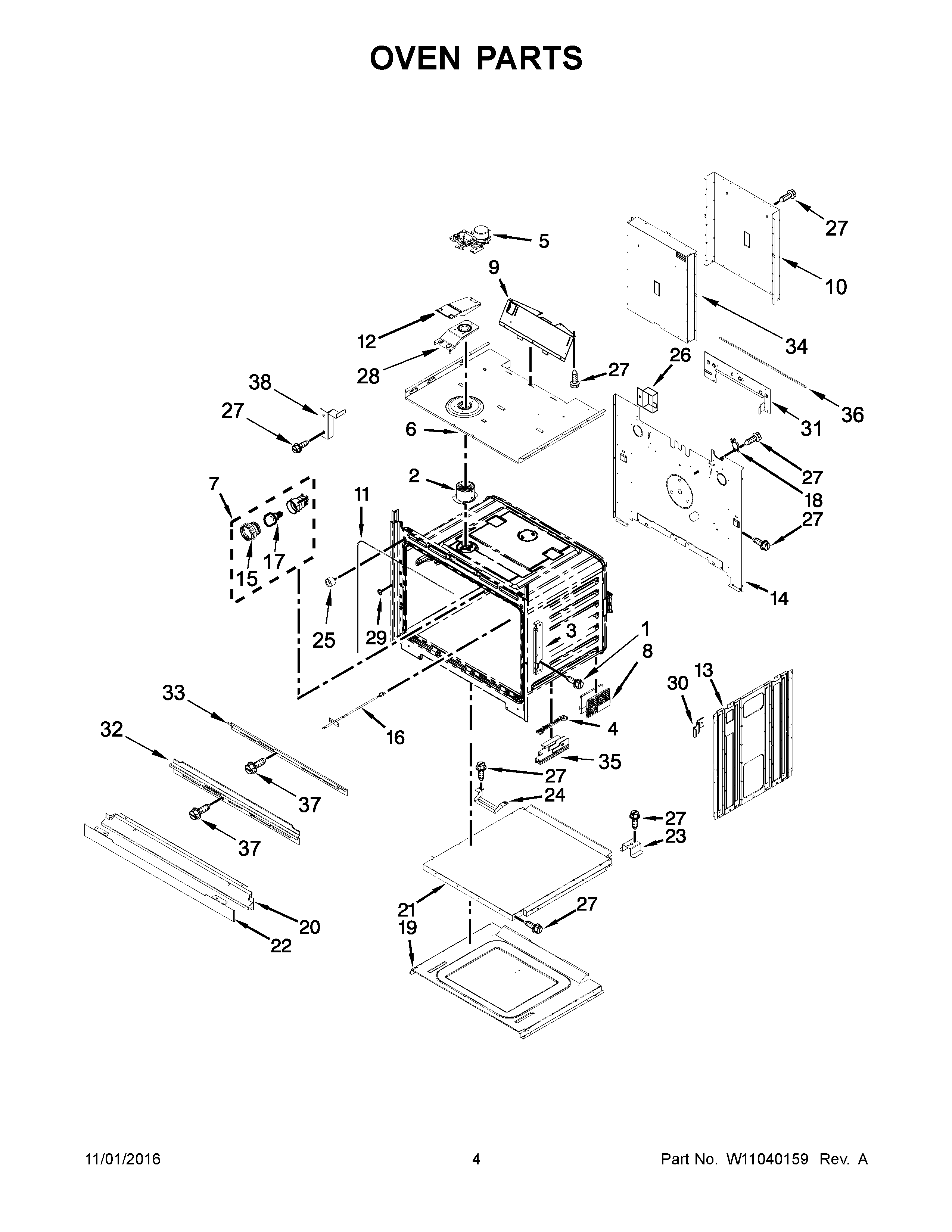 OVEN PARTS