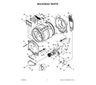 Maytag MGDB835DC3 bulkhead parts diagram