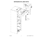 KitchenAid KBWG11NCSS00 refrigerator liner parts diagram