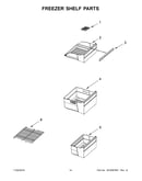 Freezer shelf parts