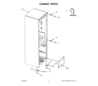 Whirlpool WRB551WNBS00 cabinet parts diagram