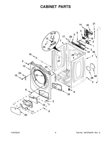Cabinet parts