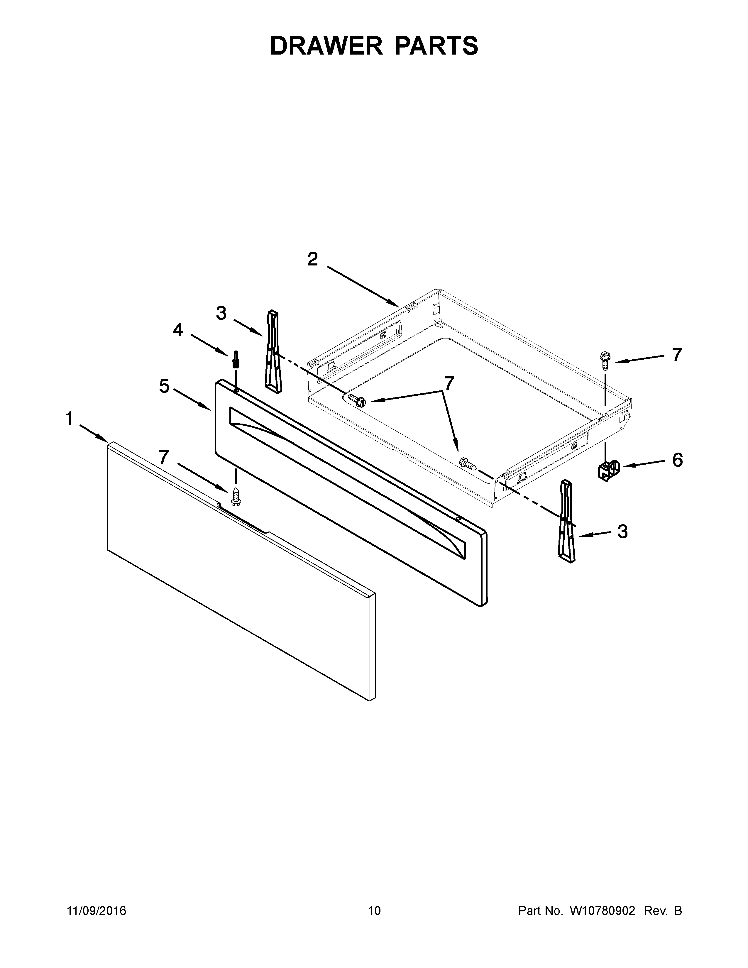 Drawer parts