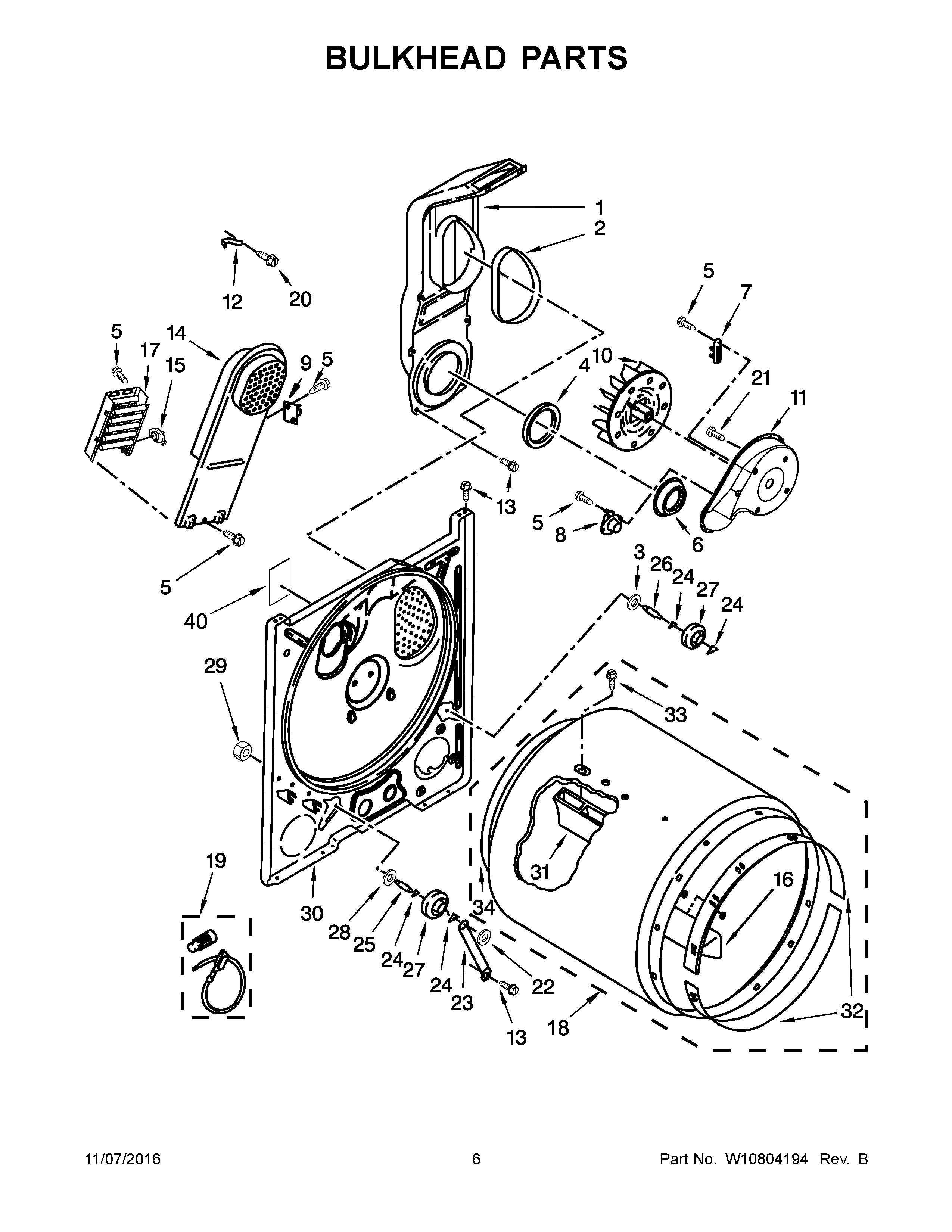 Bulkhead parts