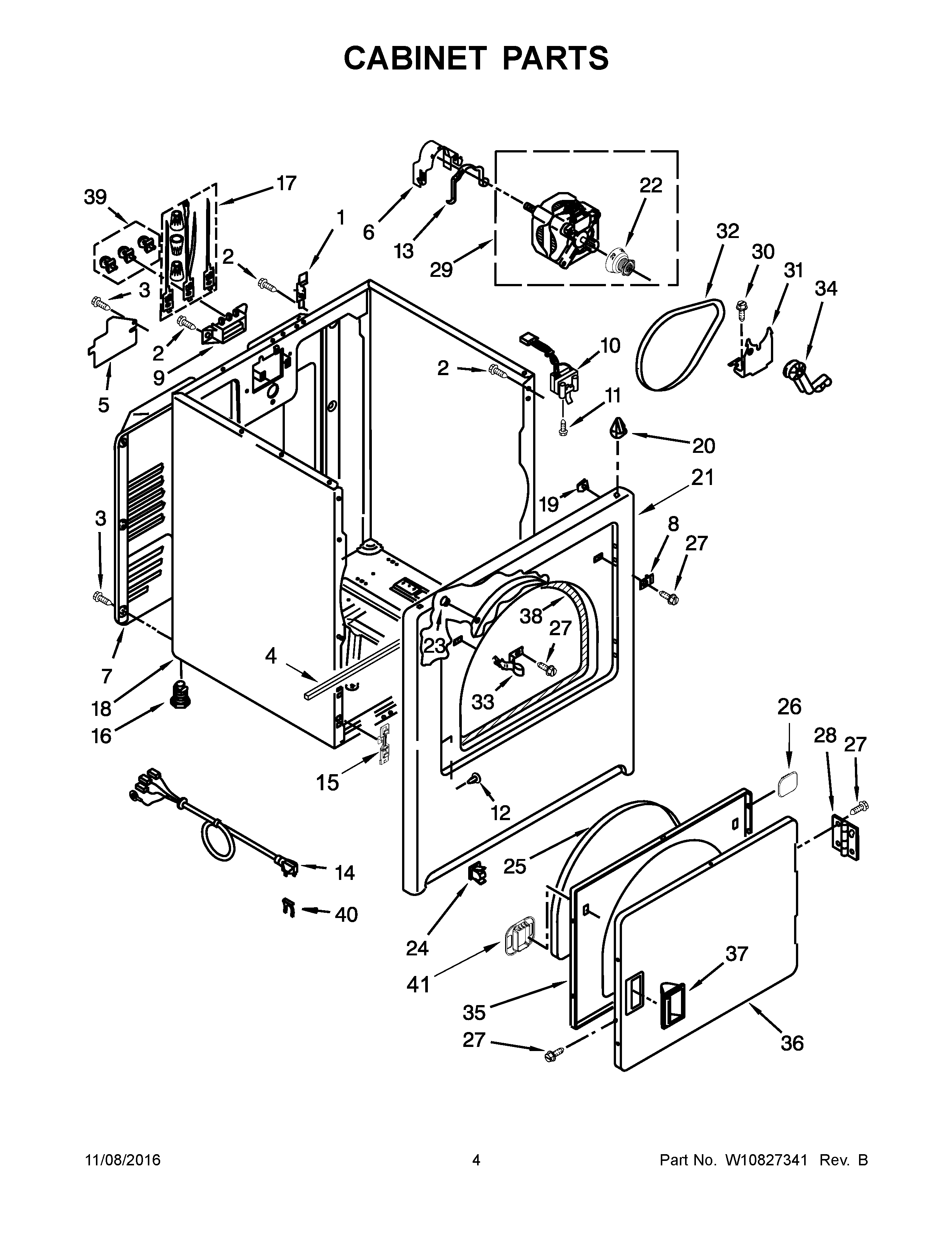 Cabinet parts