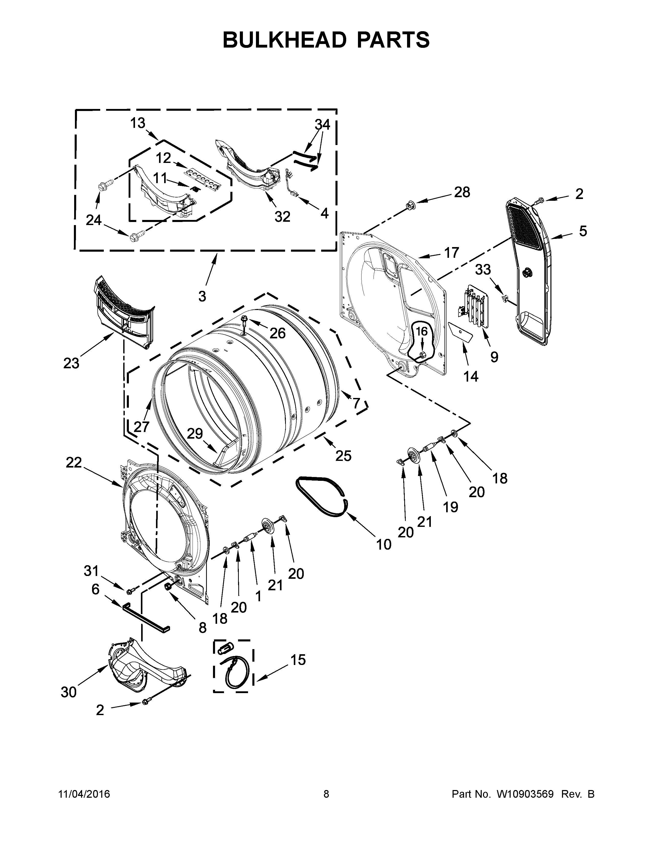 Bulkhead parts