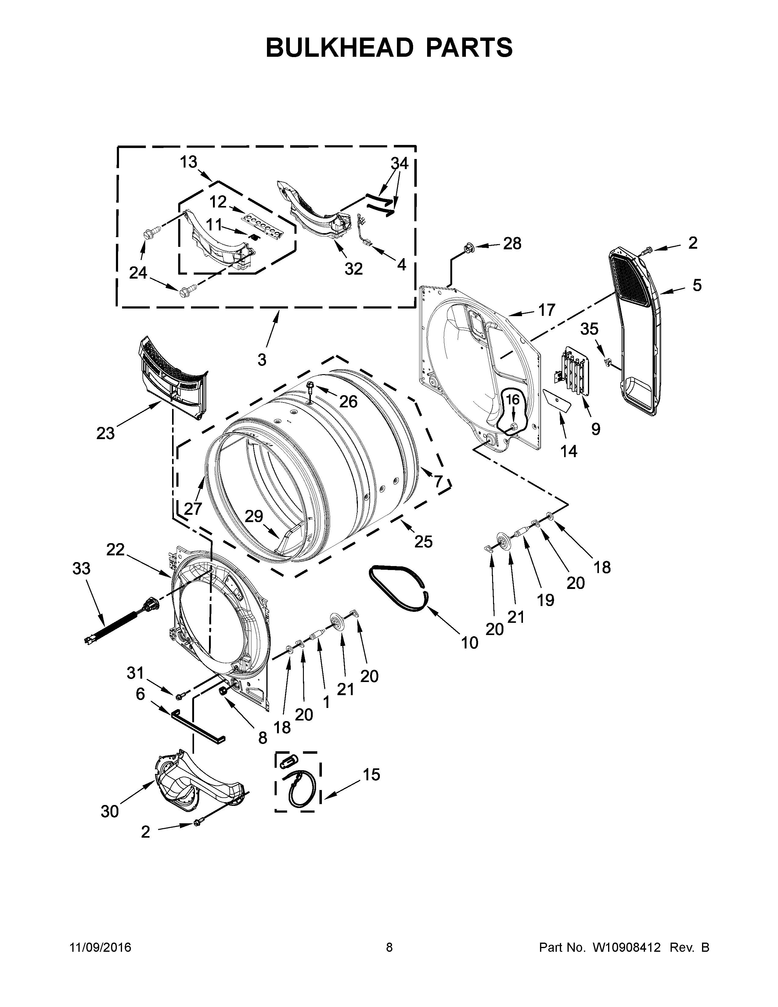 Bulkhead parts