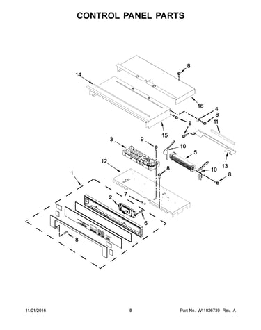 Control panel parts