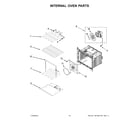 Whirlpool WOD93EC0AB05 internal oven parts diagram