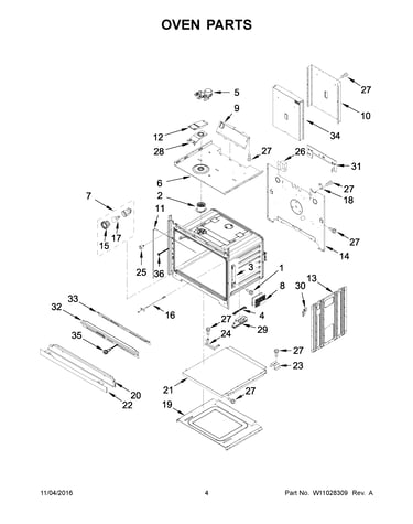 Oven parts