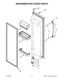 Refrigerator door parts