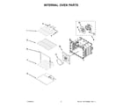 Whirlpool WOS92EC0AE04 internal oven parts diagram