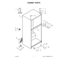 Amana ART318FFDW02 cabinet parts diagram