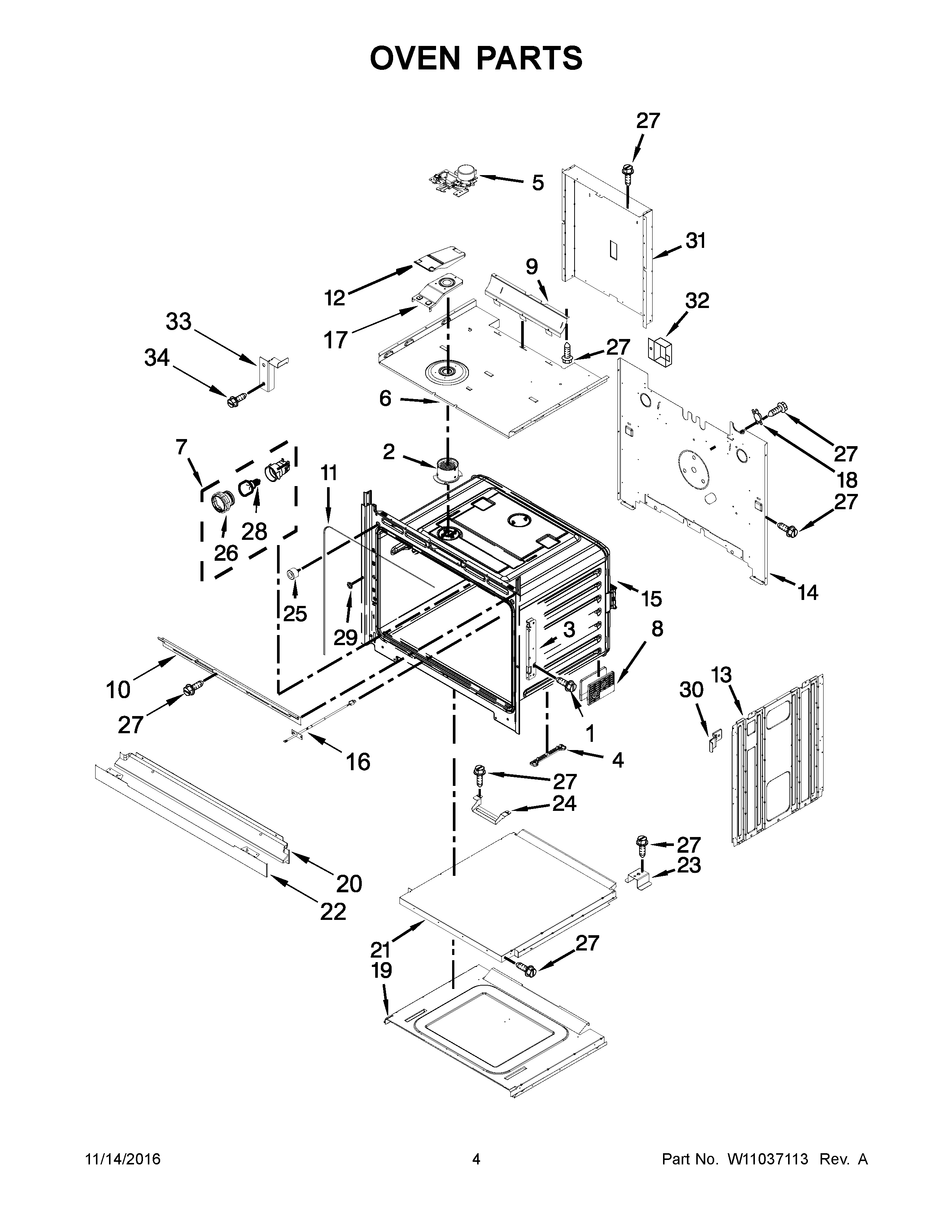 Oven parts