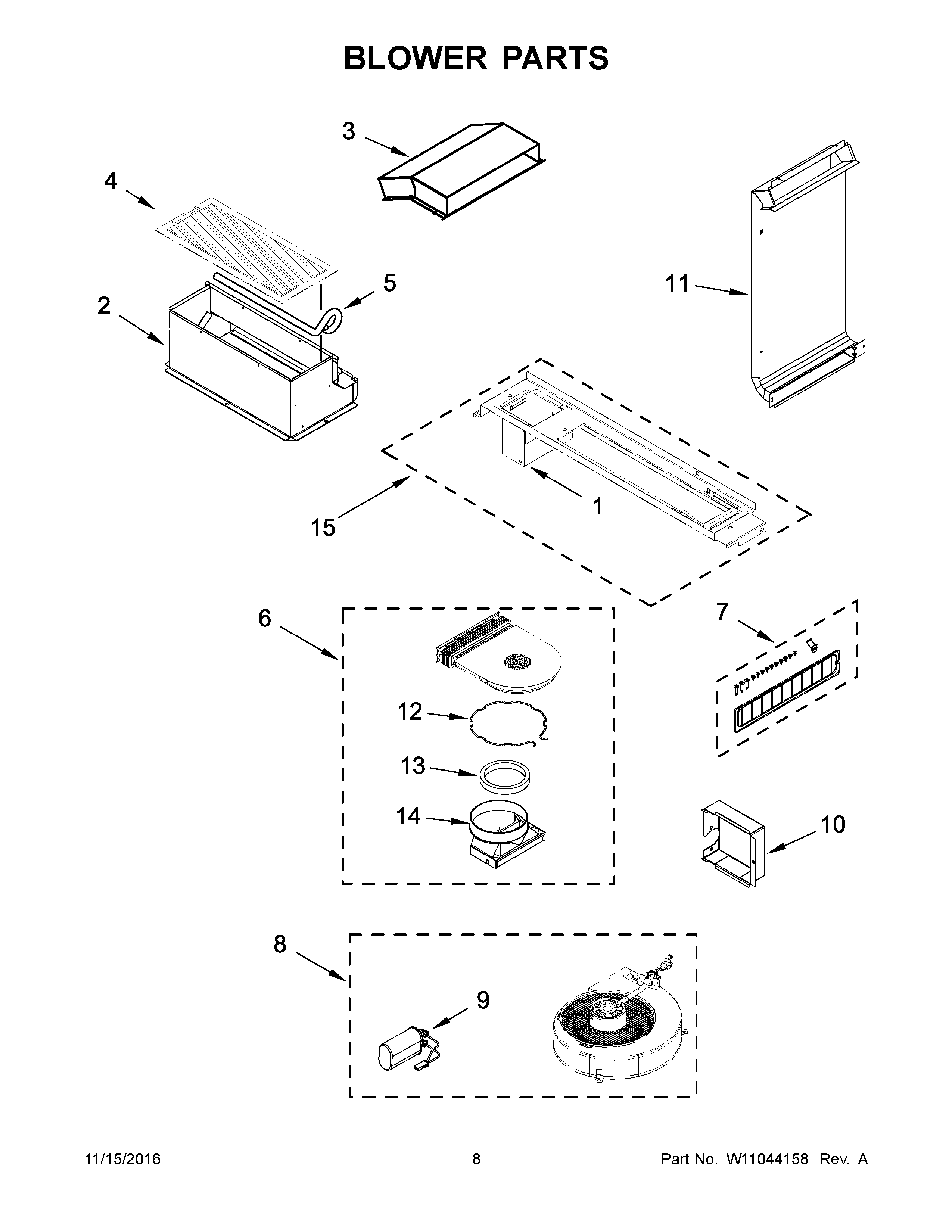 Blower parts