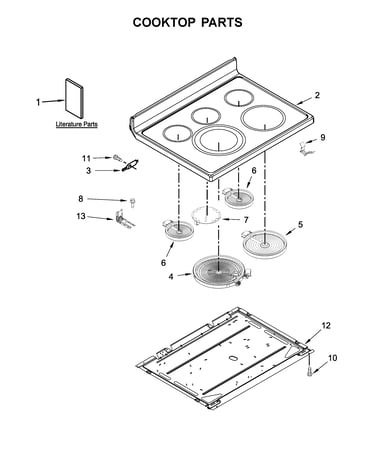 Cooktop parts