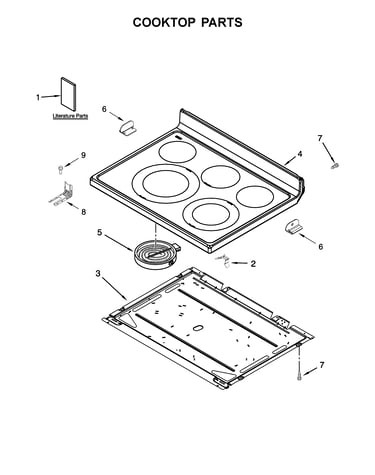 Cooktop parts