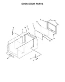 Oven door parts