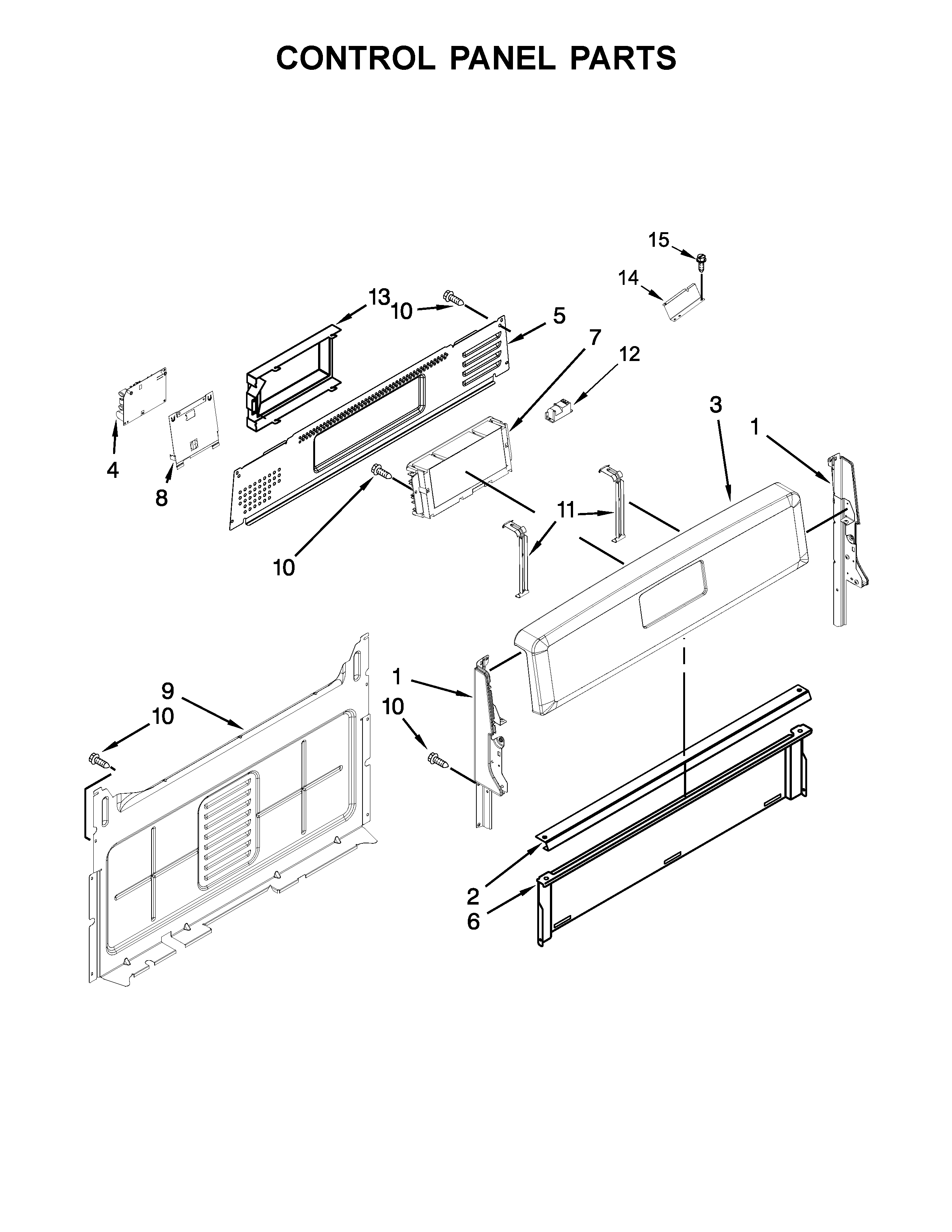 CONTROL PANEL PARTS