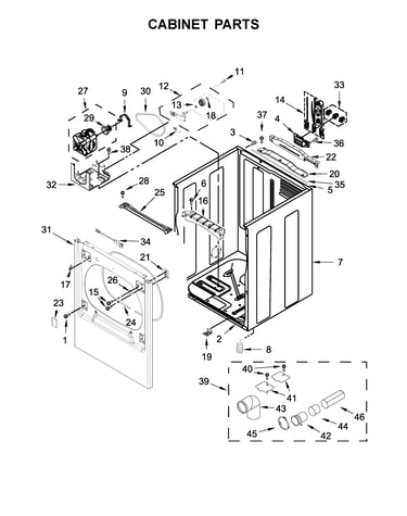 Cabinet parts