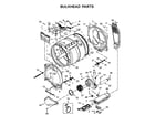 Maytag MEDB835DC3 bulkhead parts diagram